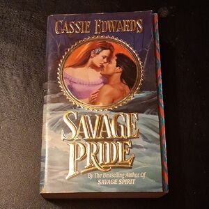 Cassie Edwards "Savage Pride" Romance Paperback - Purple Cover